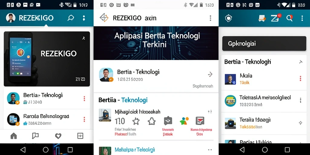Tampilan antarmuka user-friendly aplikasi REZEKIGO.