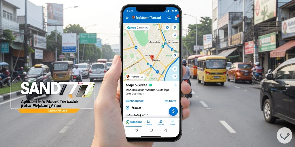Tampilan antarmuka SAND77 yang informatif dan mudah digunakan.