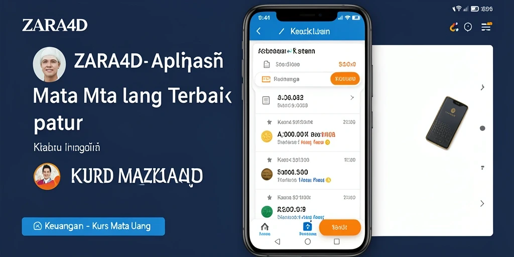 Antarmuka ZARA4D yang menampilkan nilai tukar mata uang.